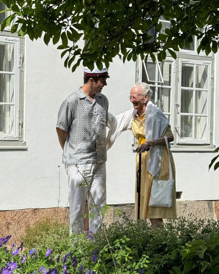 Kronprins Christian, dronning Margrethe