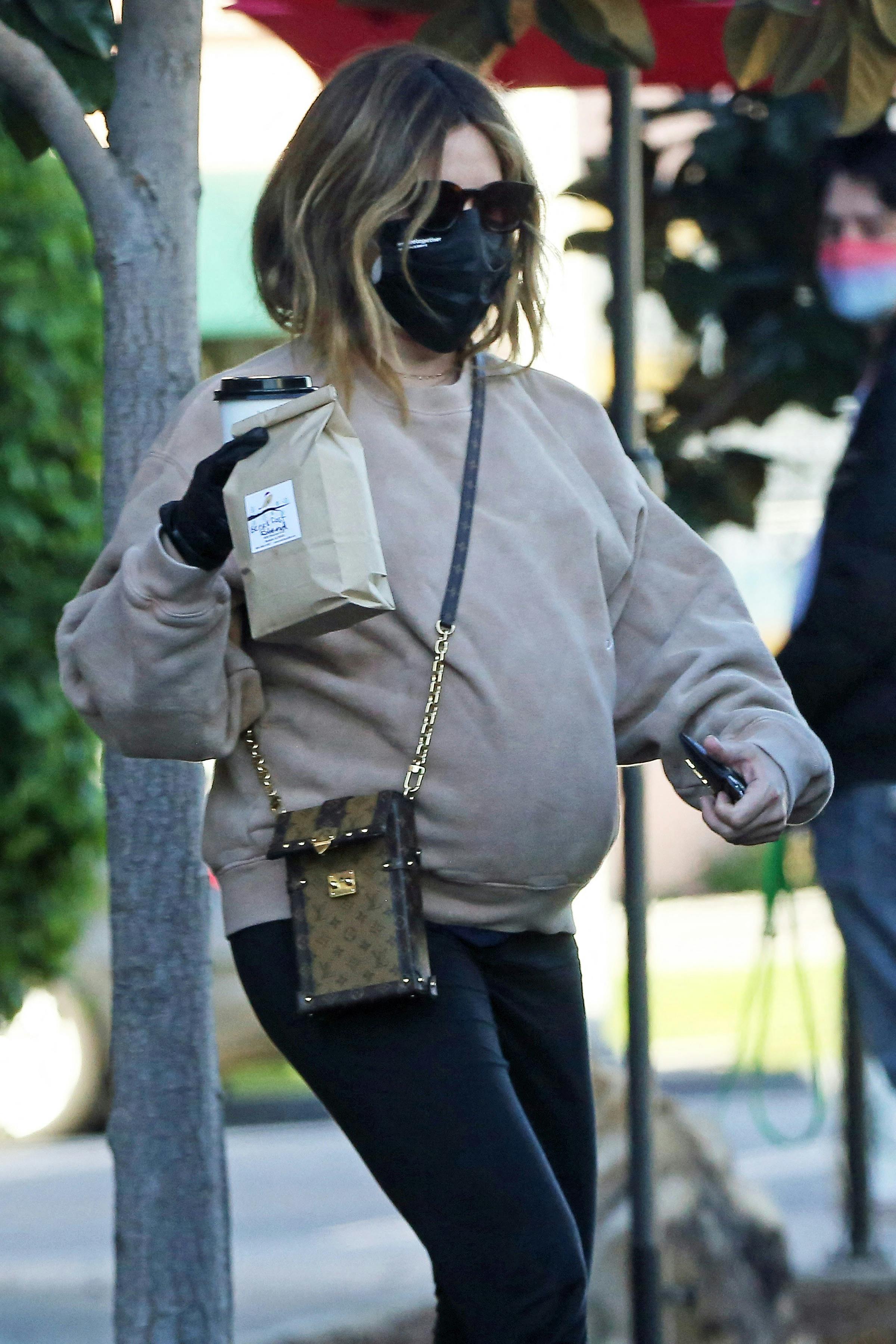 Ashley Tisdale var gravid første gang i 2021.