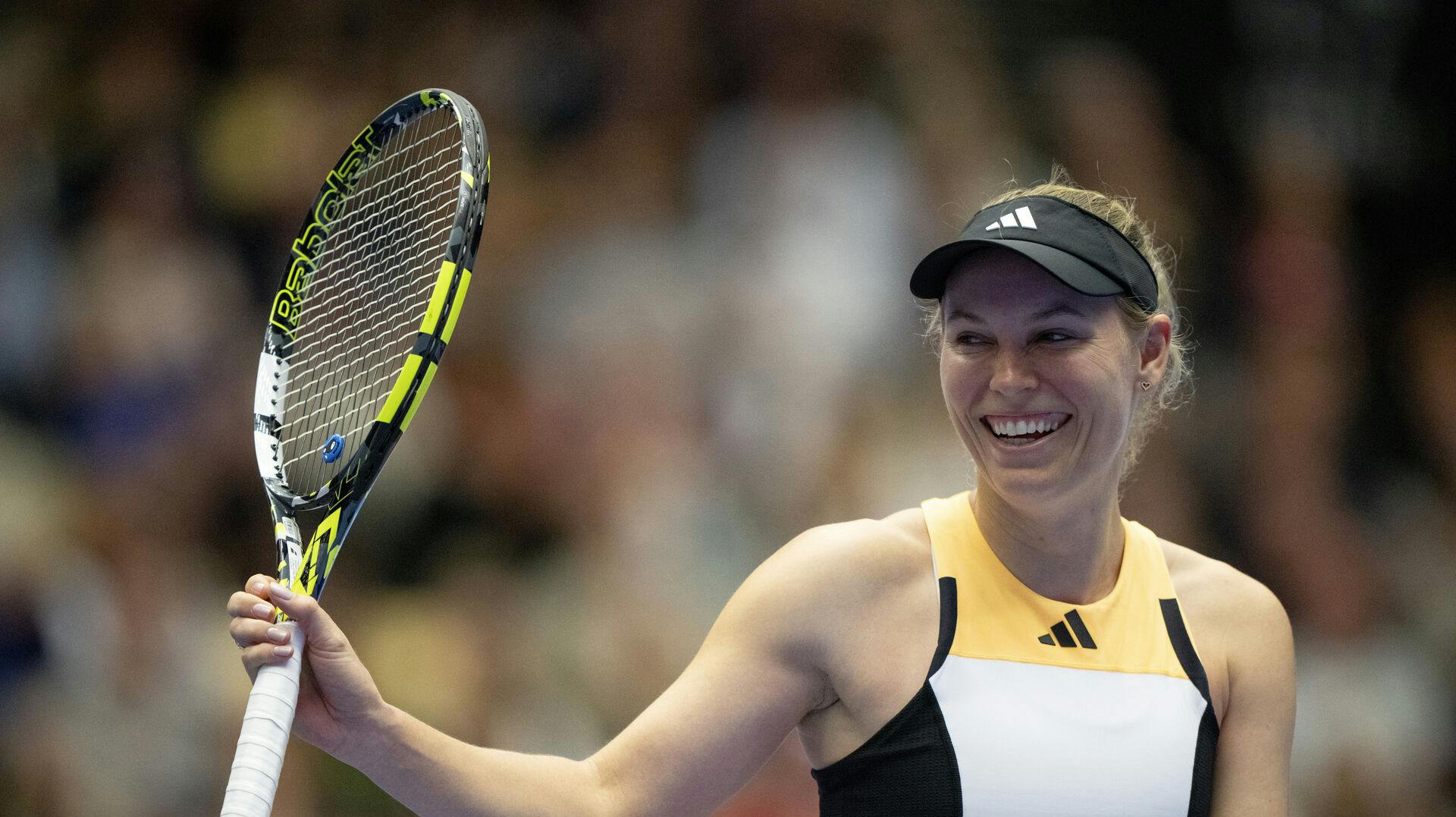 Caroline Wozniacki beviste, at hun også kan slå Elina Svitolina, når det virkelig gælder - ikke bare i en opvisningskamp i Herning. 