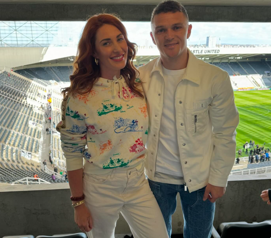 Kieran og Charlotte Trippier.