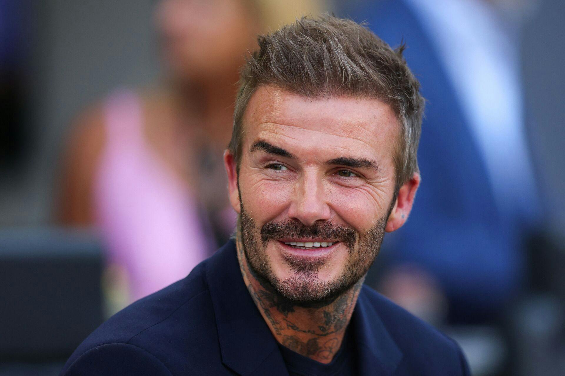 David Beckham bruger sommerferien i Norge.