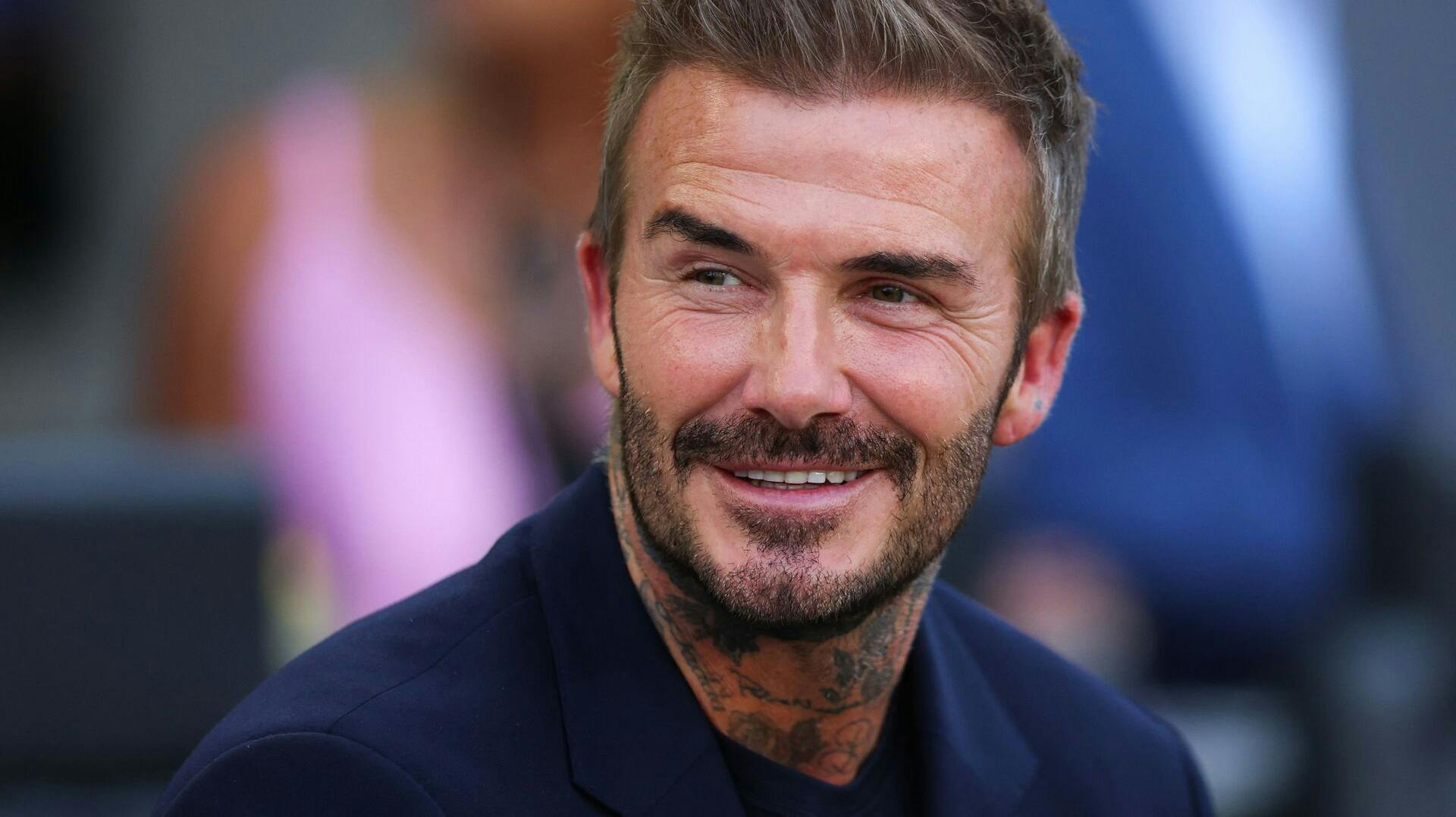 David Beckham bruger sommerferien i Norge.