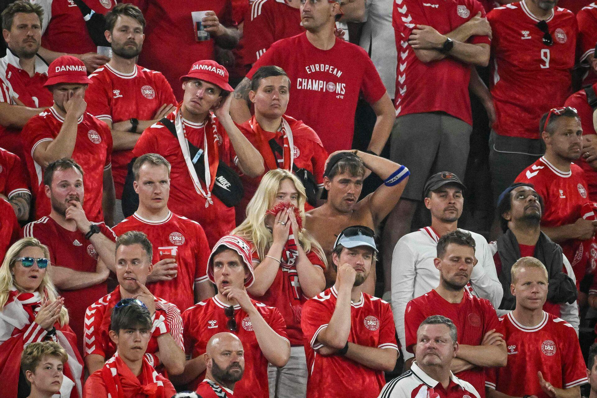 De danske fans fik sig ikke en sejr at glæde sig over.&nbsp;