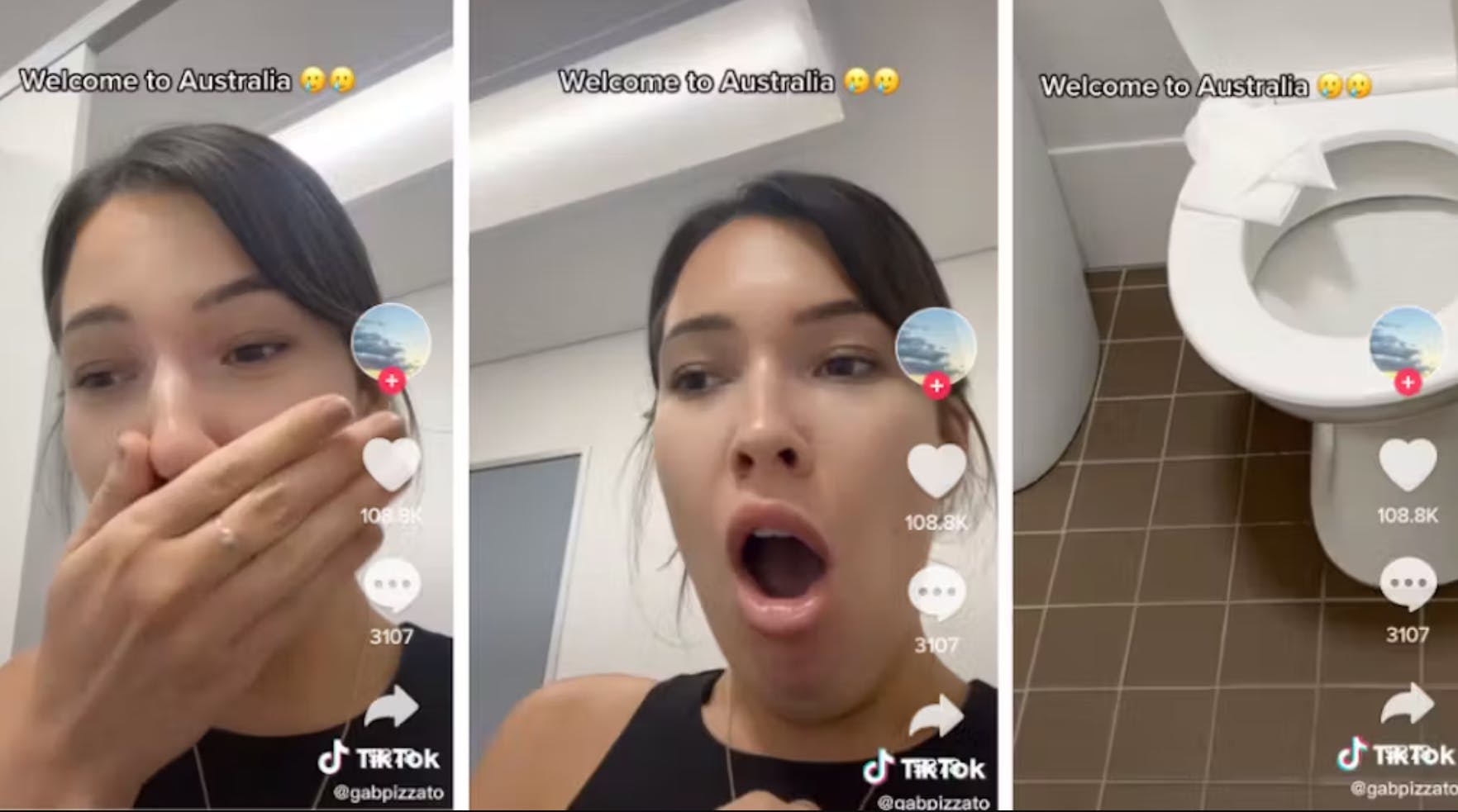 En australsk kvinde har delt en video af det ulækre øjeblik, hvor hun fandt en GIGANTISK edderkop i toilettet – lige efter hun havde siddet på kummen.