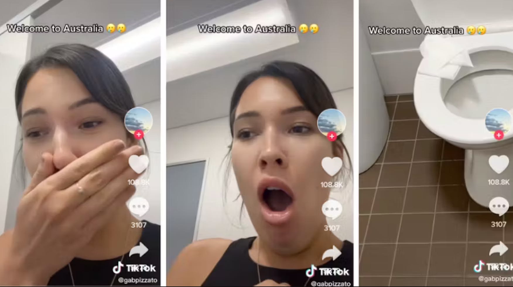 En australsk kvinde har delt en video af det ulækre øjeblik, hvor hun fandt en GIGANTISK edderkop i toilettet – lige efter hun havde siddet på kummen.