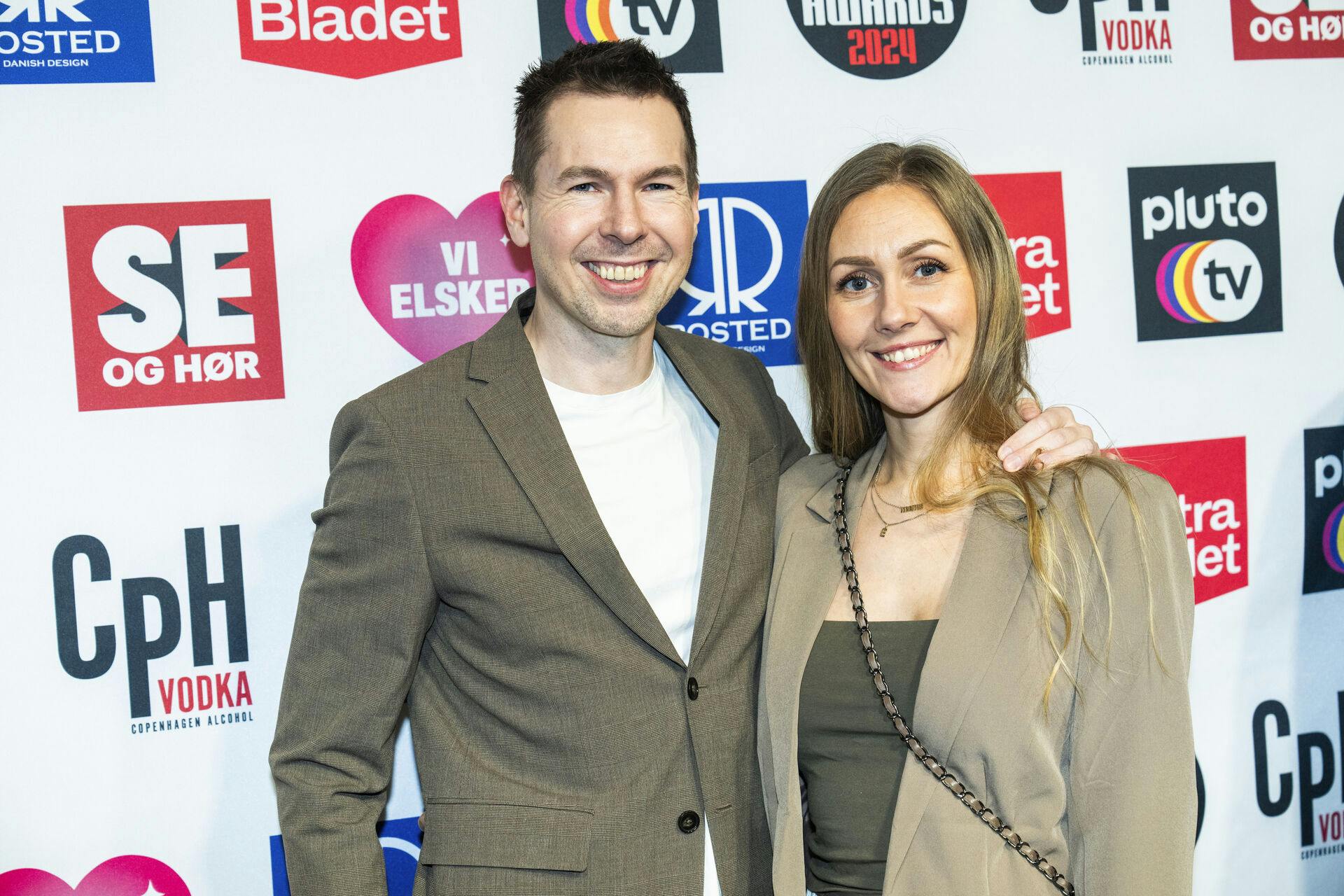 Dan Andersen og hans forlovede Cille.&nbsp;