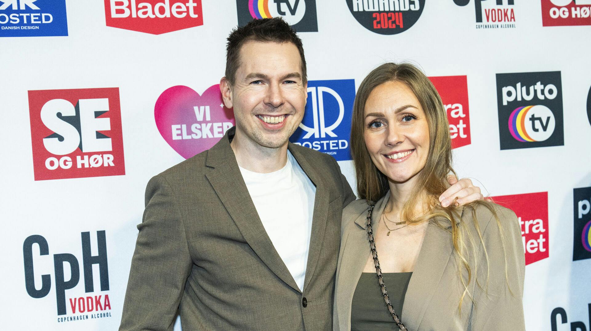 Dan Andersen og hans forlovede Cille. 