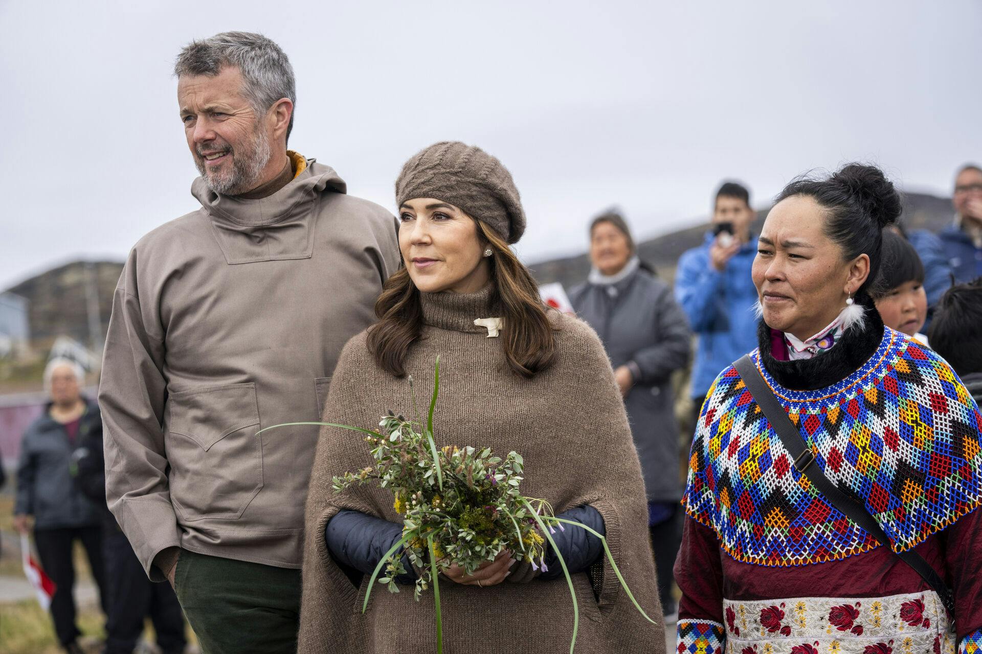 Kong Frederik og dronning Mary i Grønland. 