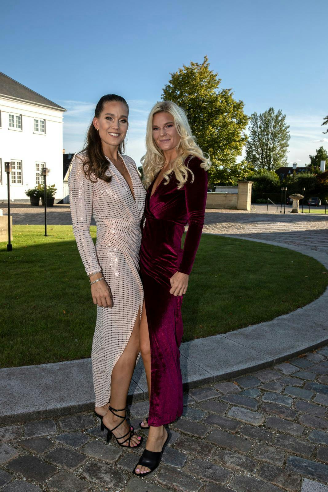 Cathrine og Rasmine Laudrup-Dufour blev første gang gift i 2021 og igen i 2023.