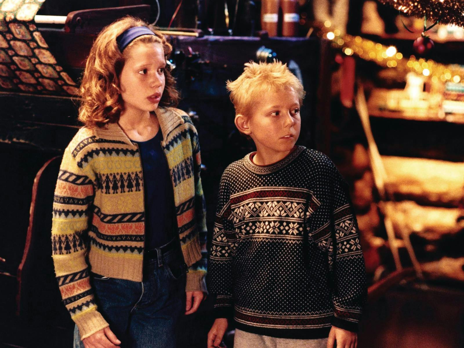 Amalie Dollerup og Per Damgaard Hansen som Yrsa og Krumme i "Krummernes jul".