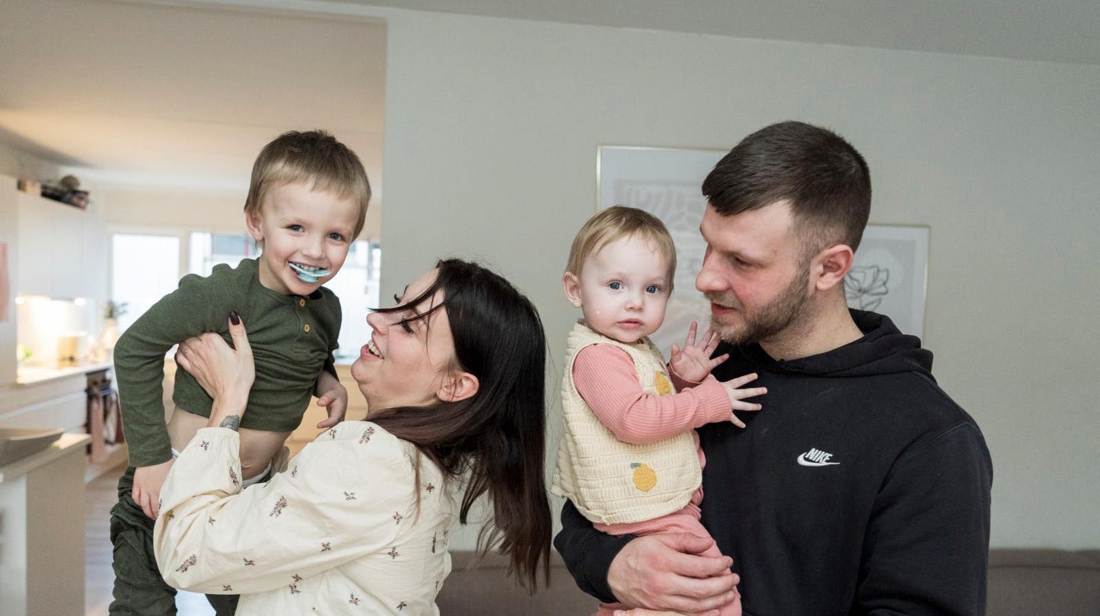 Maria og Daniel Brask Mainz skal i dag til samtale på kommunen.