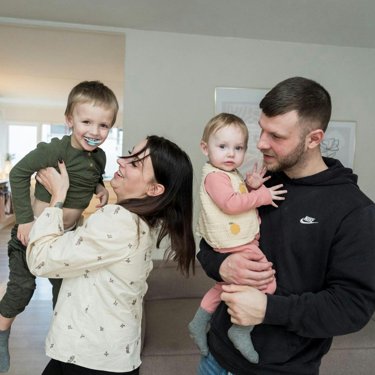 Maria og Daniel Brask Mainz skal i dag til samtale på kommunen.