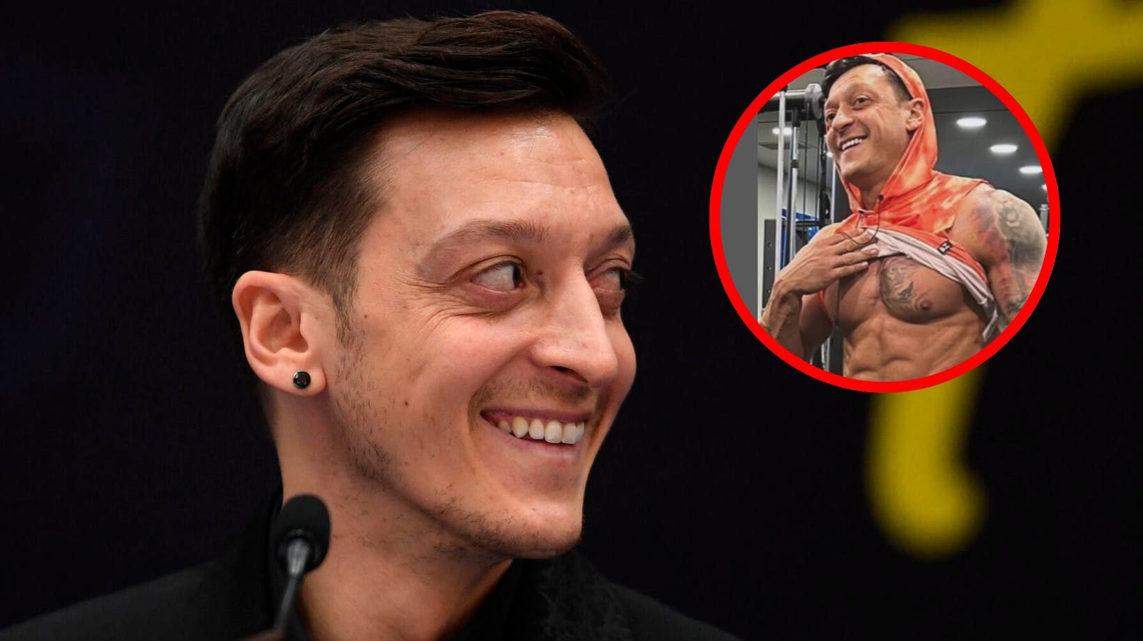 Der er sket lidt med Mesut Özils krop efter karrierestoppet. 