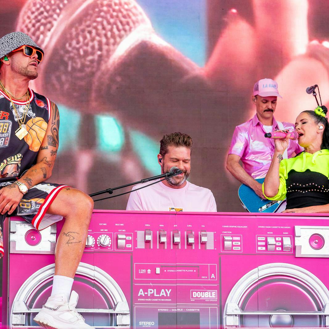 Der er fortsat efterspørgsmål på Aqua - både når det gælder koncerter som her til Grøn sidste år og på at købe rettighederne til deres største hits.