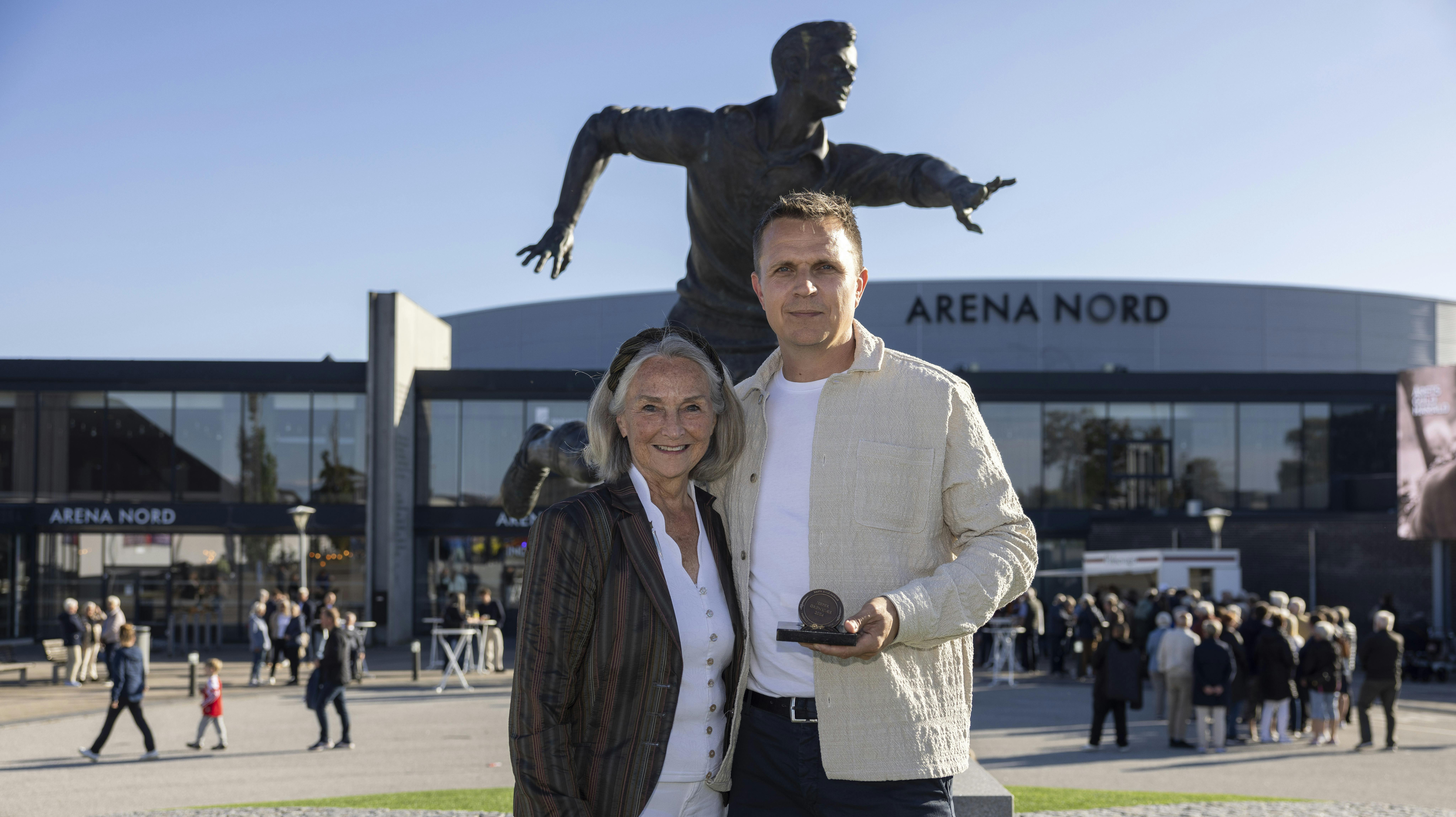 Jesper Grønkjær modtog mandag den nordjyske hæderspris Årets Guld Harald.