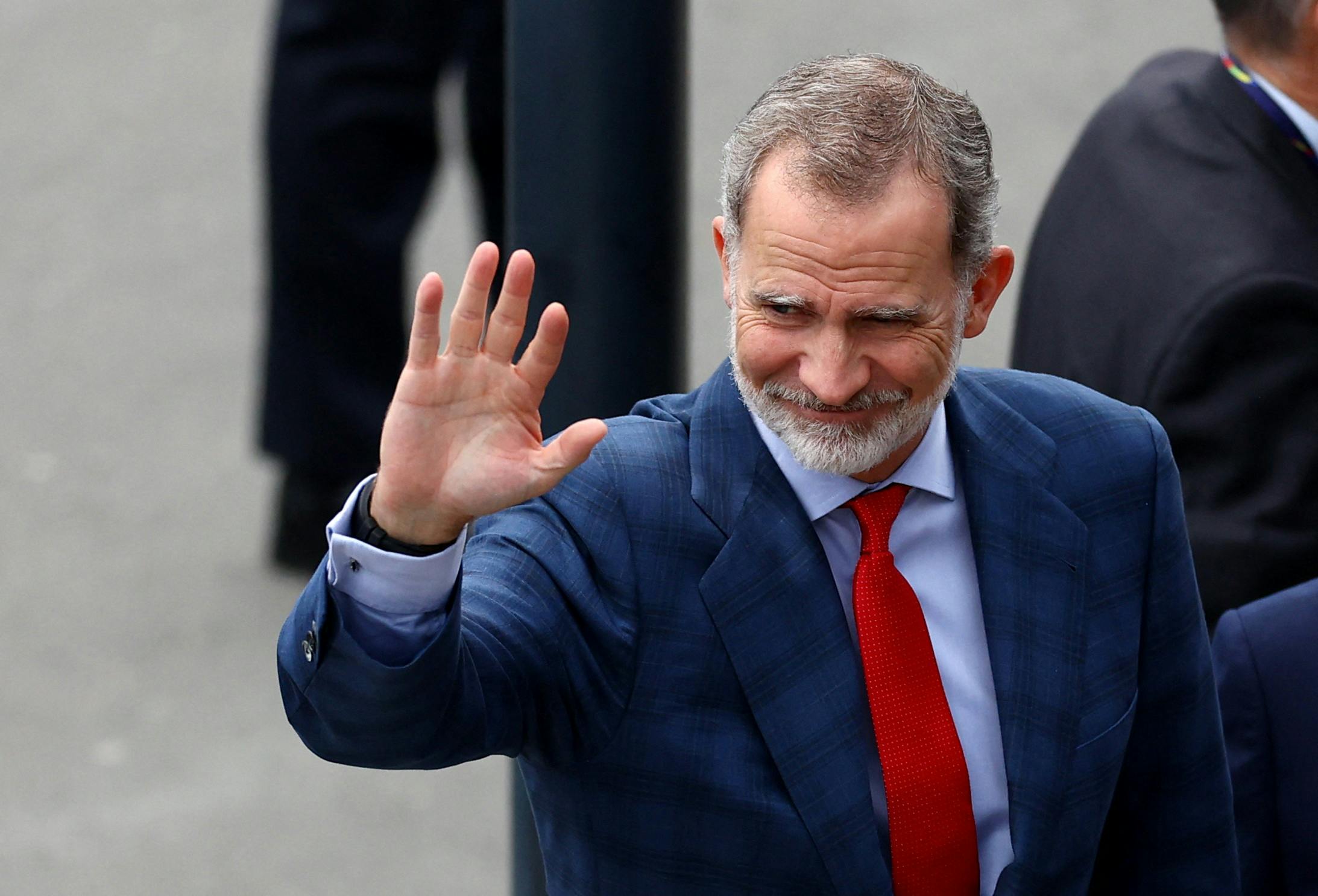 Soccer Football – Euro 2024 – Group B – Spain v Italy – Arena Aufschalke, Gelsenkirchen, Germany – June 20, 2024 King Felipe VI of Spain arrives at the stadium before the match REUTERS/Kacper Pempel