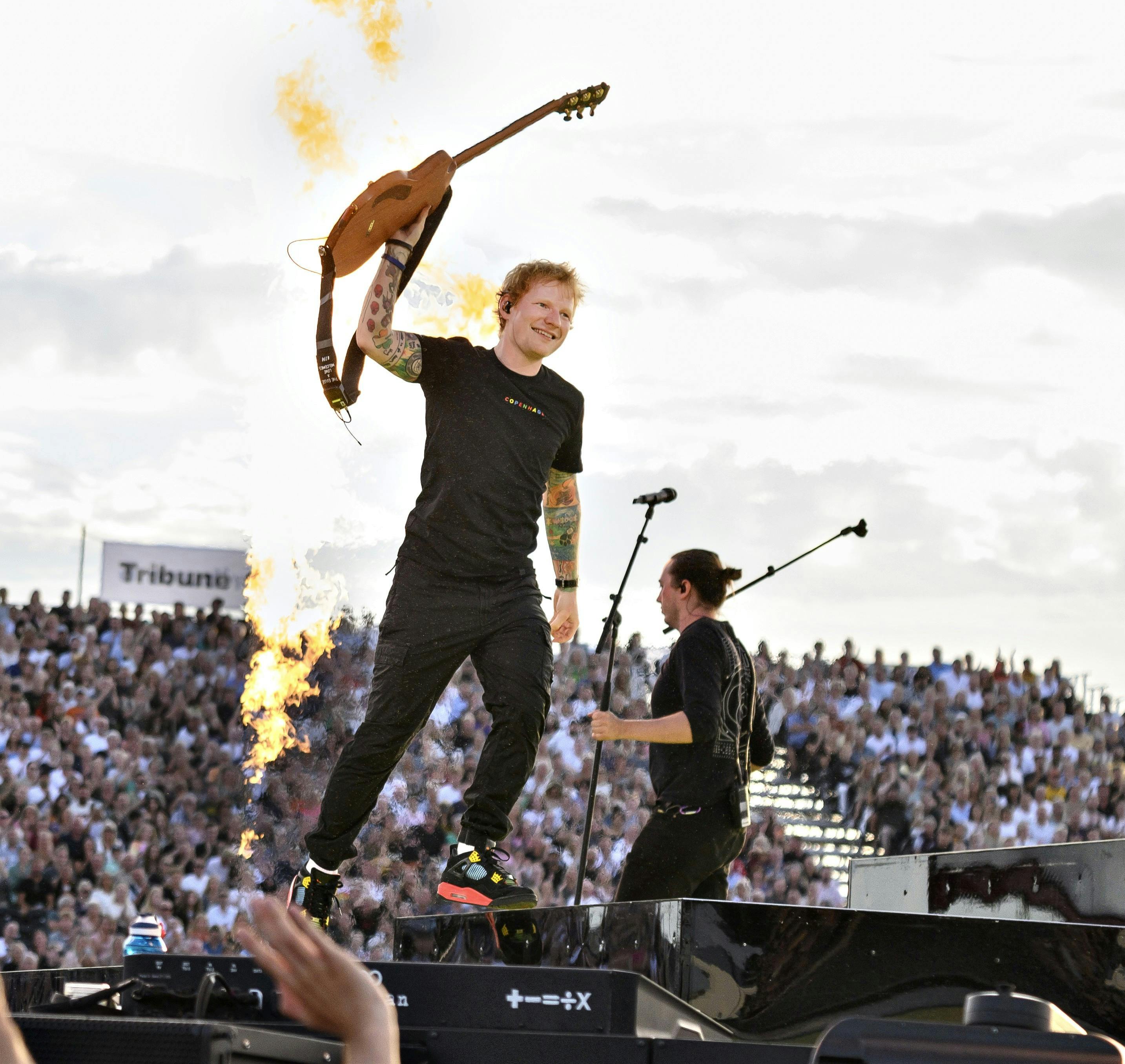 Britiske Ed Sheeran var på scenen i Øresundsparken i København onsdag den 3. august 2022.