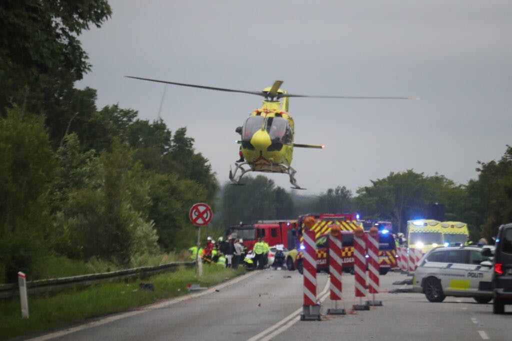 Dødsulykken skete tidligt lørdag morgen.