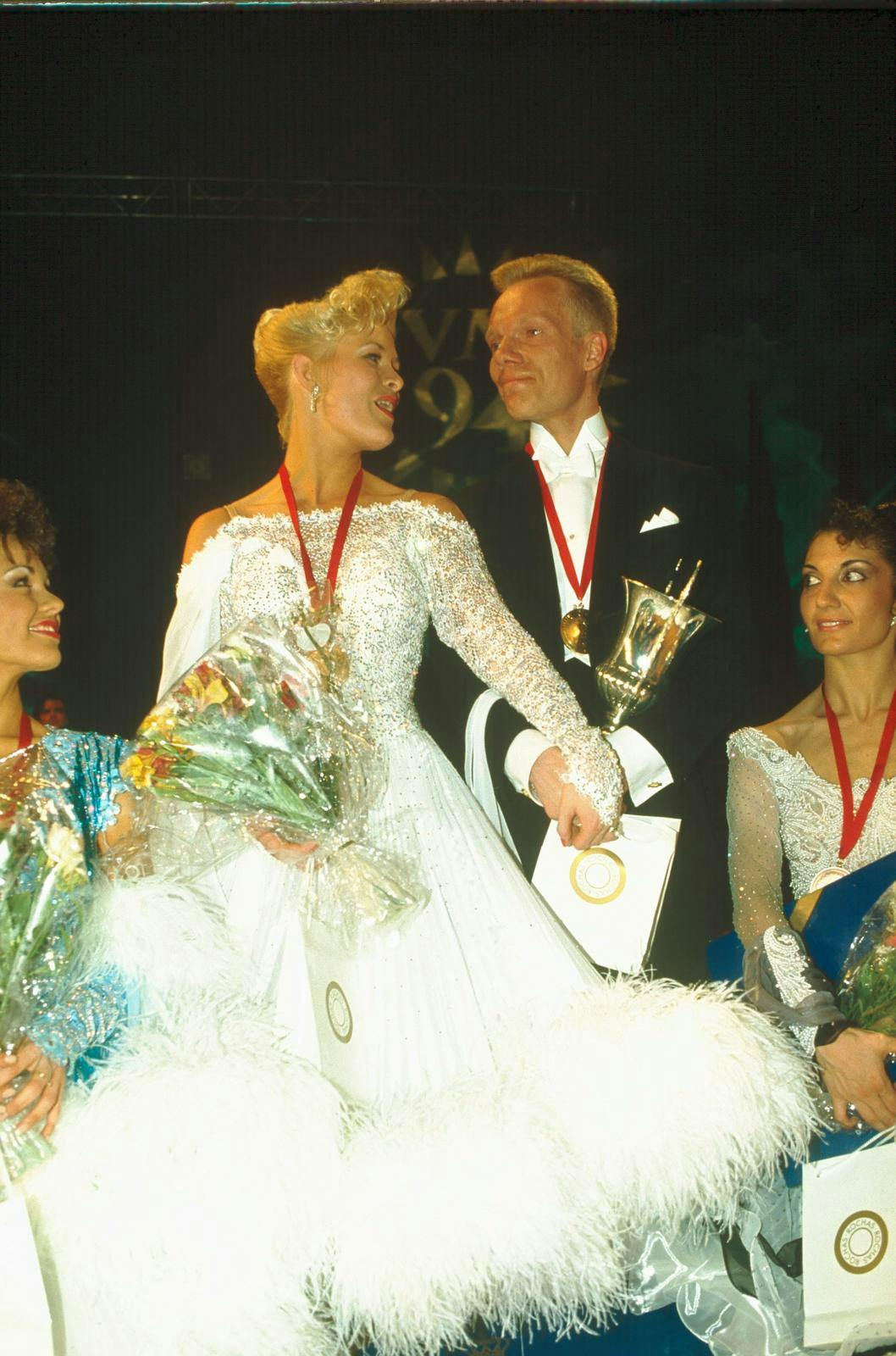 Sådan så det ud, da Jens Werner i 2004 deltog i VM i standdarddans sammen med partneren Charlotte Jørgensen.