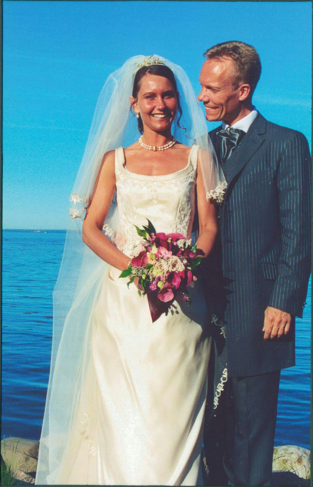 Sådan så det ud, da Anette og Jens Werner blev gift i 2005.