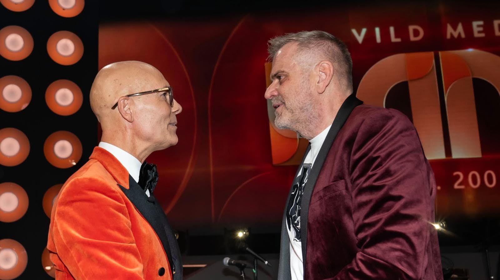 Jens Werner og Hans Pilgaard ses her sammen sidste år under "Vild med dans". Det blev sidste sæson, hvor Jens kunne være med, dog kun som gæstedommer i to programmer.