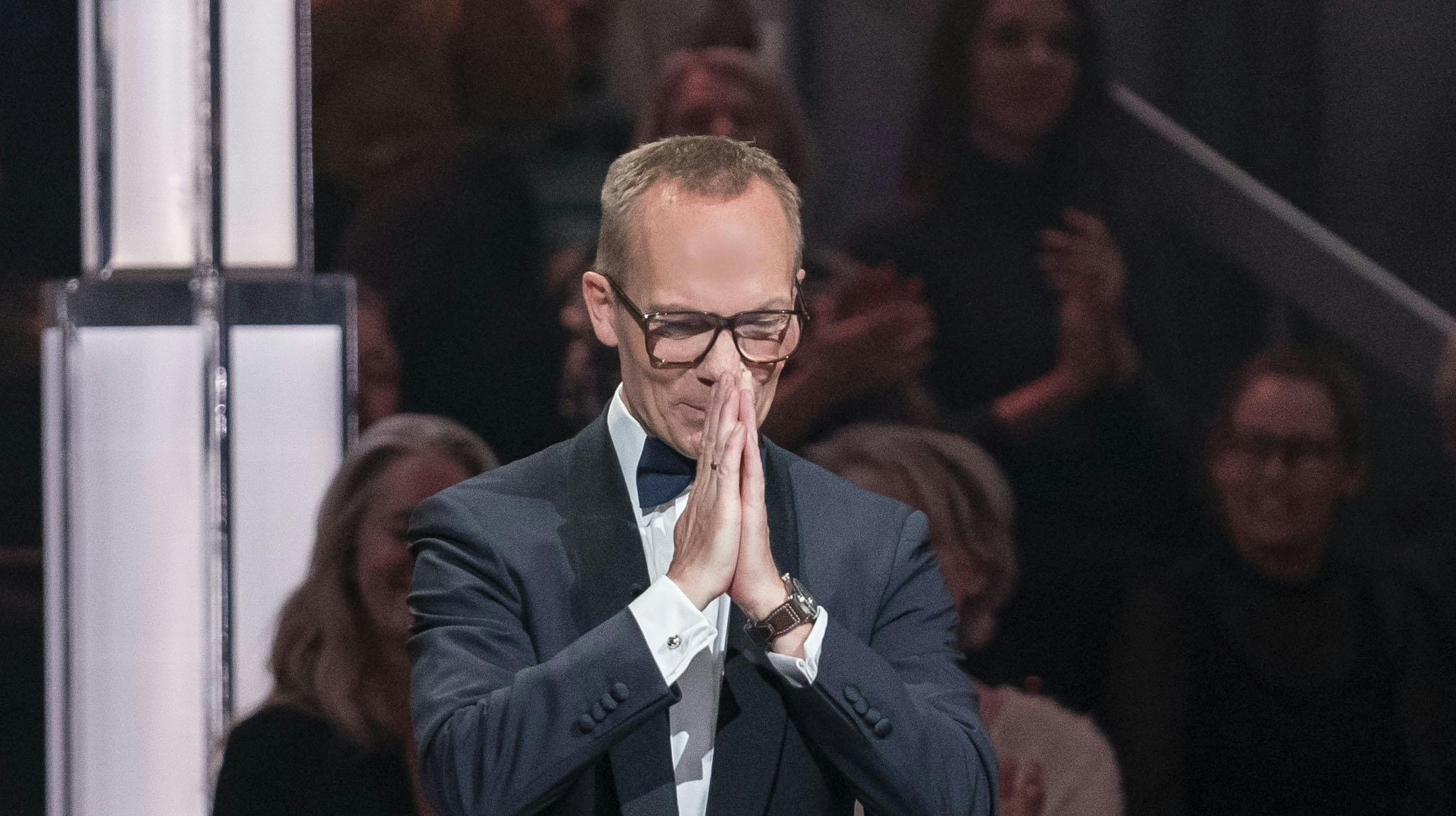 OPGAVE: VMD FINALENMarianne Eihilt, , Nikolaj Hübbe, Jens Werner og Anne Laxholm og Britt BendixenDATO: 20211126STED: VMD studiet, VermundsgadeJOURNALIST: Helle, Karina, Nikolaj, NicklasFOTOGRAF: Hanne Juul