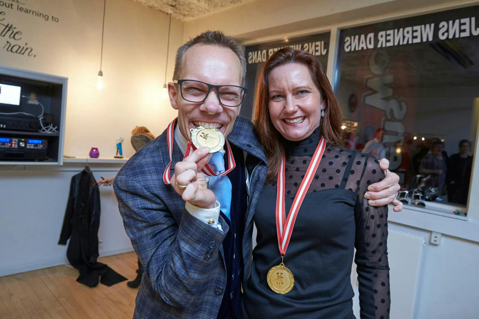 Sådan så det ud, da Jens og Anette Werner kunne fejre 10 års jubilæum for deres danseskole i Værløse.