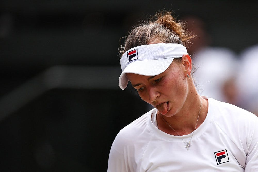 Barbora Krejcikova har to gange tidligere vundet Wimbledons doublerække. 