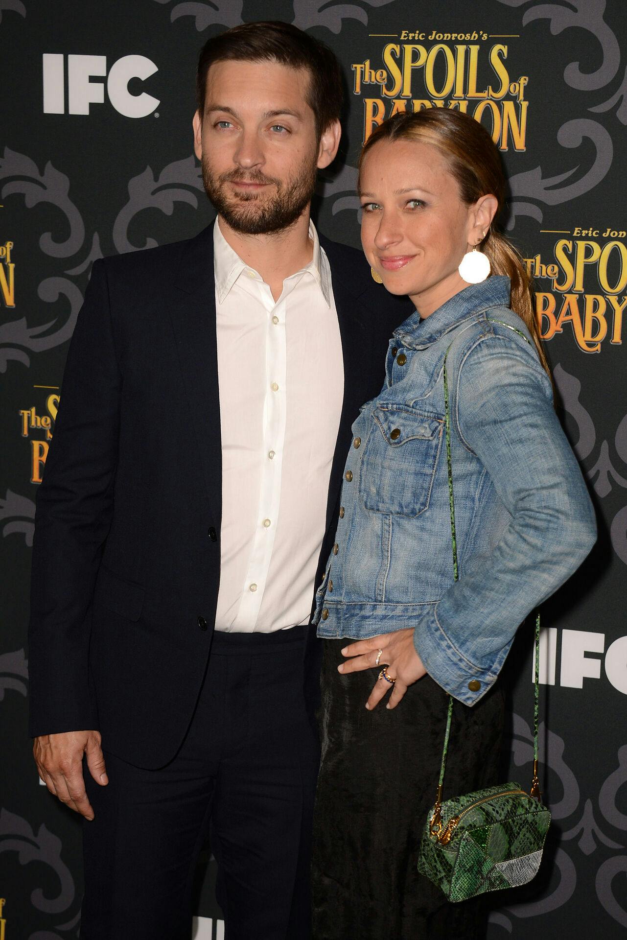 Tobey Maguire og Jennifer Meyer til premieren på "The Spoils of Babylon" i januar 2014. Parret gik fra hinanden to år senere. 