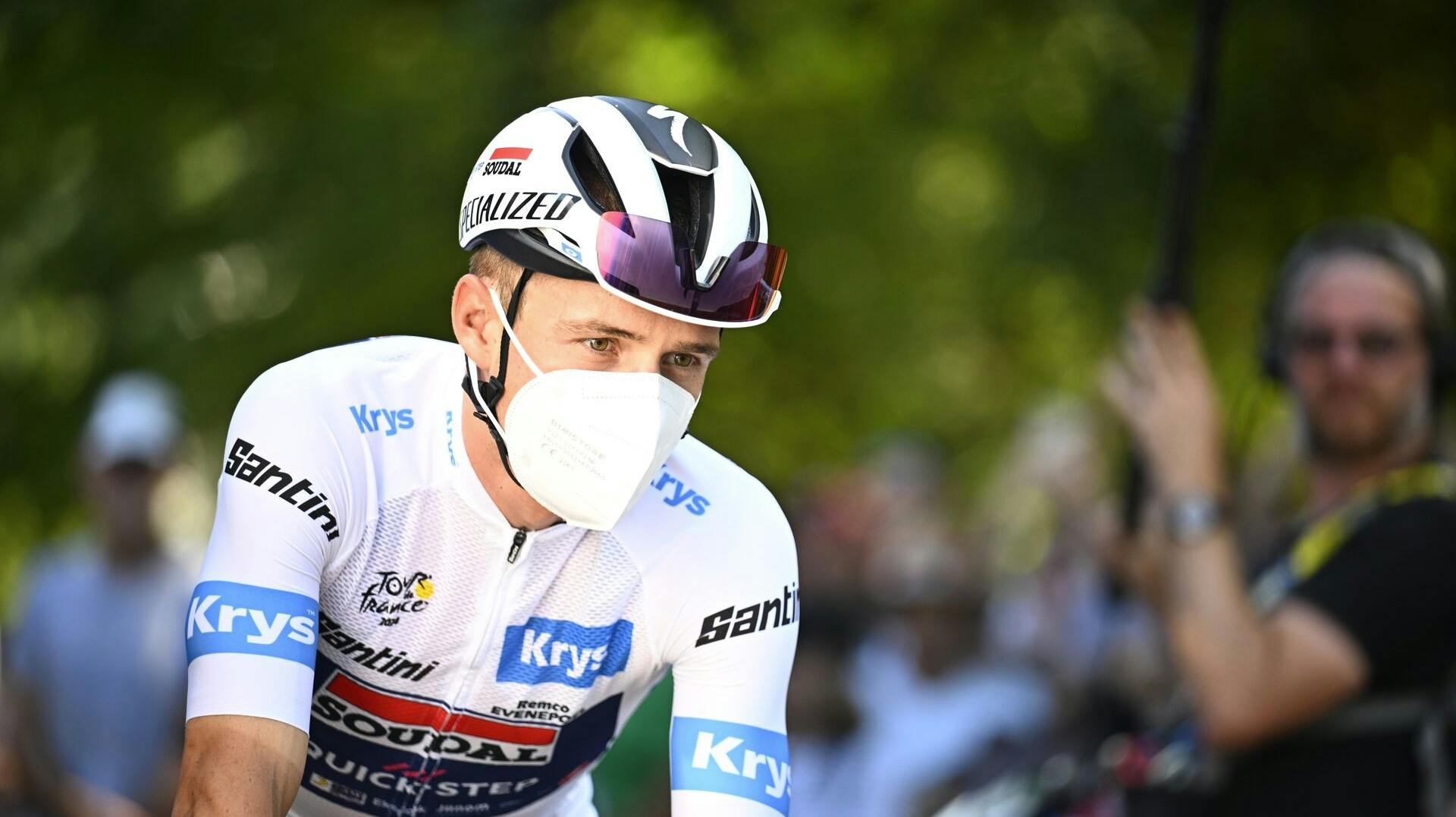 Mundetbindet er tilbage i Tour de France.