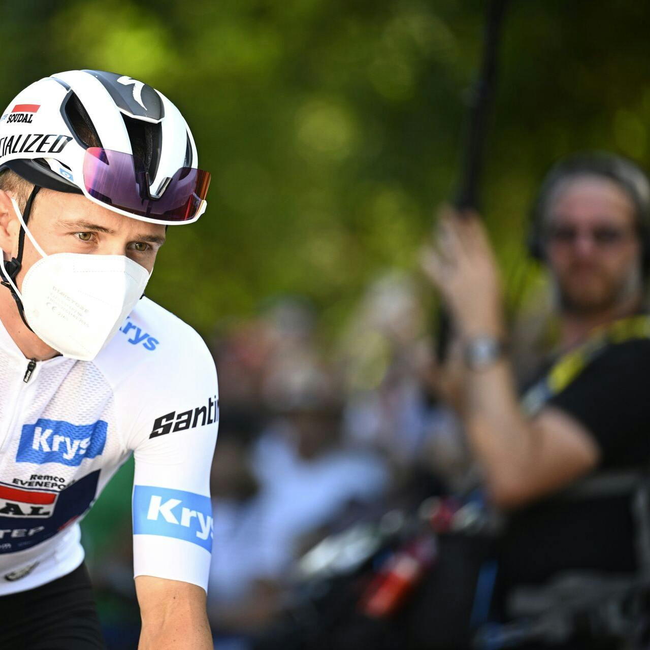 Mundetbindet er tilbage i Tour de France.