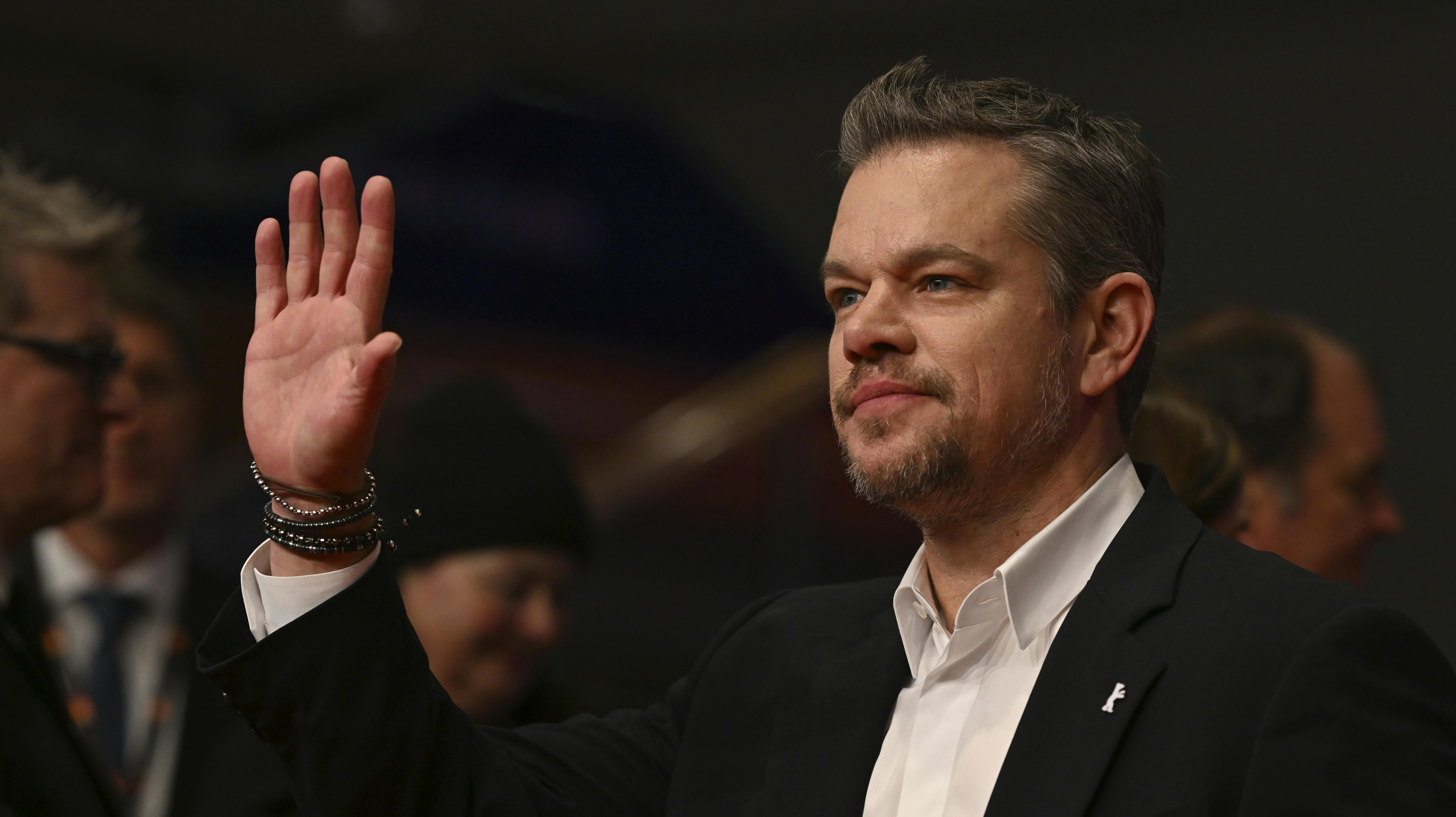 Matt Damon nyder ferien i København med familien.