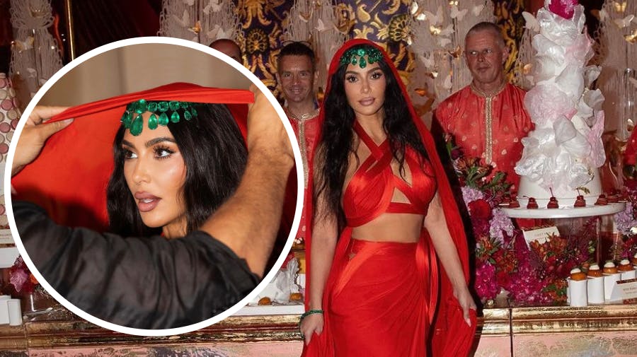 Kim Kardashian har netop deltaget i det enorme Ambani-bryllup.