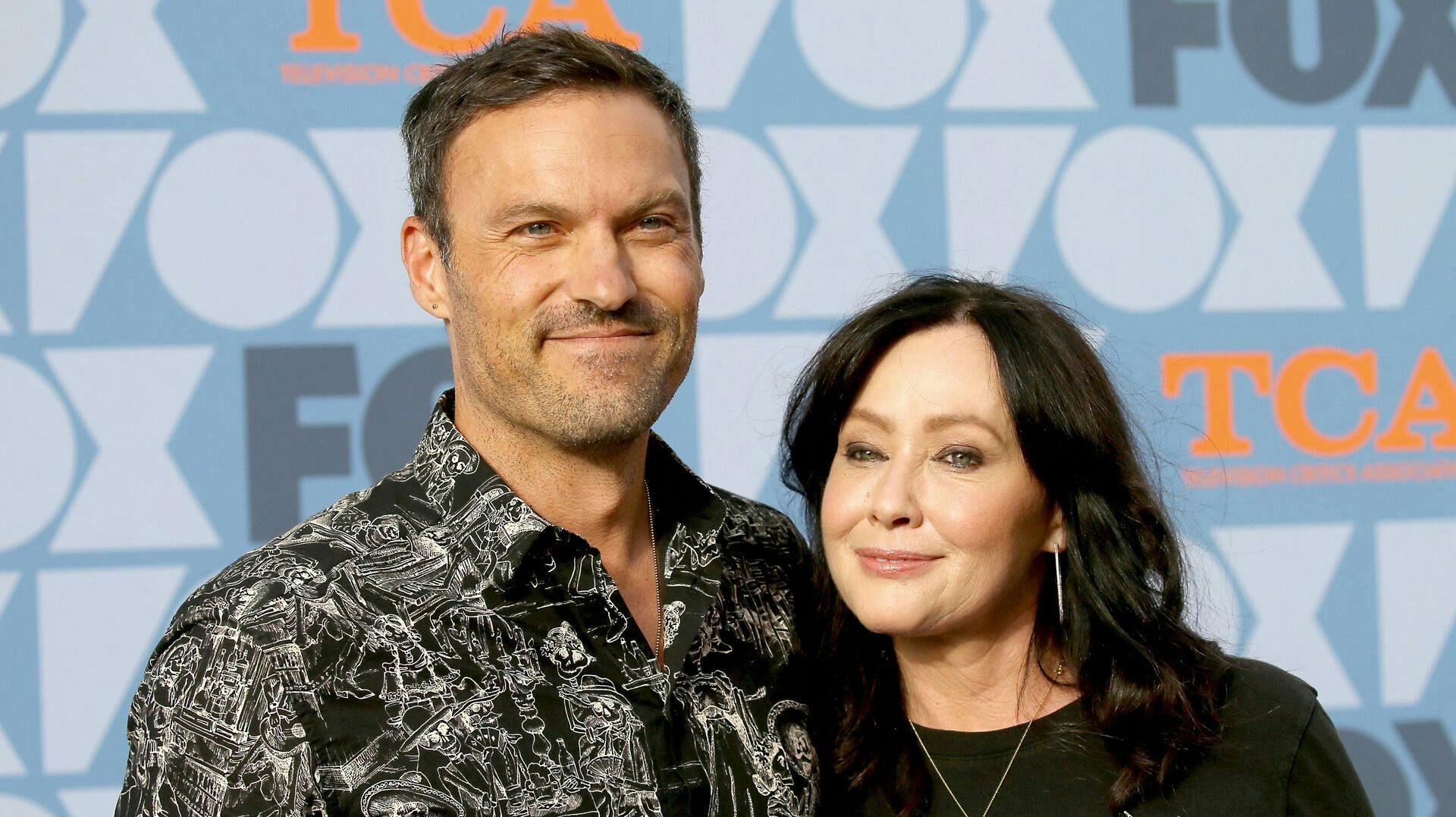 Shannen Doherty blev herhjemme kendt fra sin rolle i "Beverly Hills: 90210", hvor hun havde rollen som Brenda Walsh. Her ses hun sammen med Brian Austin Green, der spillede David Silver i kultserien.