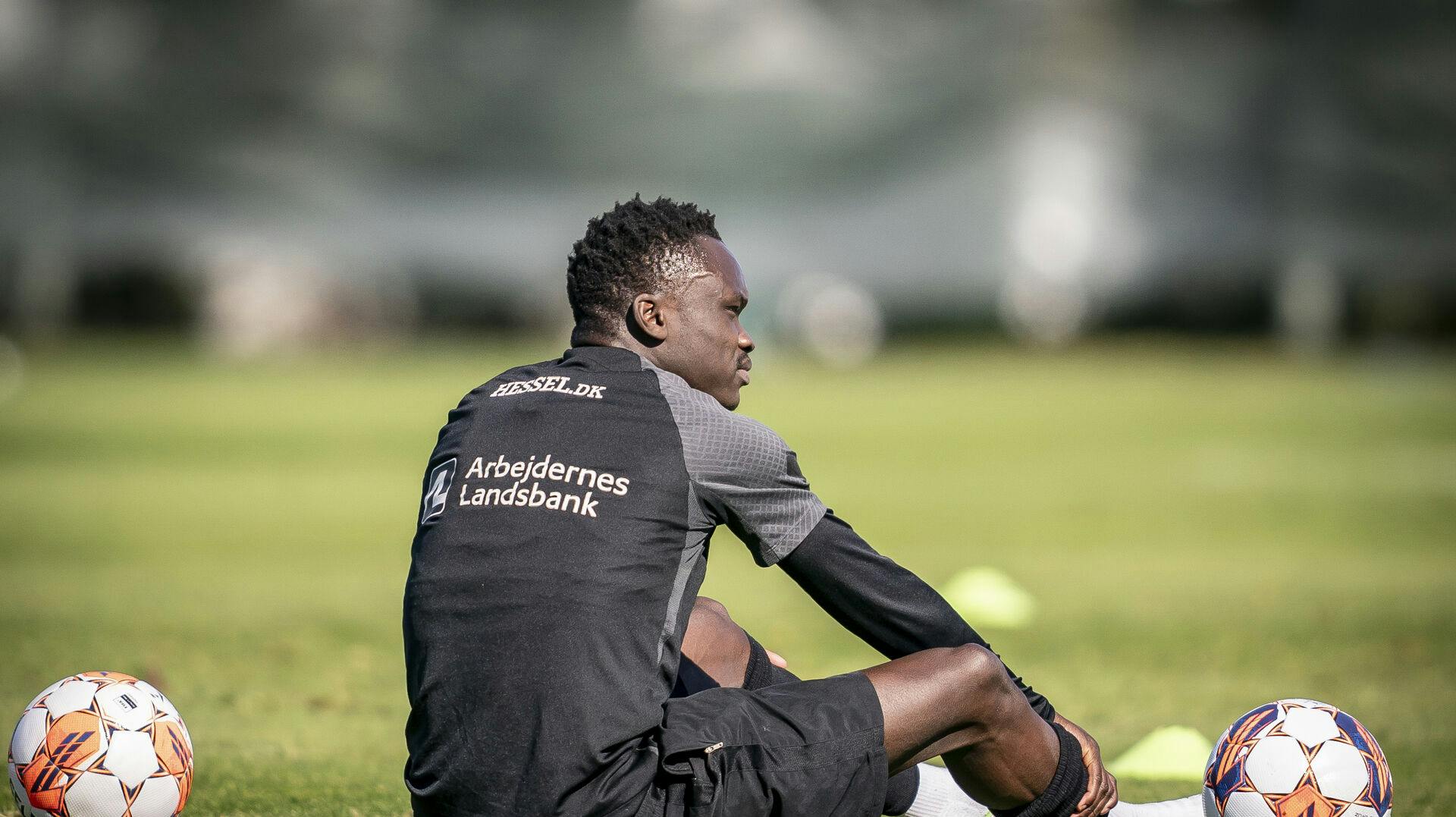 Pione Sisto i forbindelse med at superligaklubben FC Midtjylland træner ved deres hotel i Algarve i Portugal, søndag den 5. februar 2023. Klubben deltager i træningsturneringen Atlantic Cup.. (Foto: Mads Claus Rasmussen/Ritzau Scanpix)