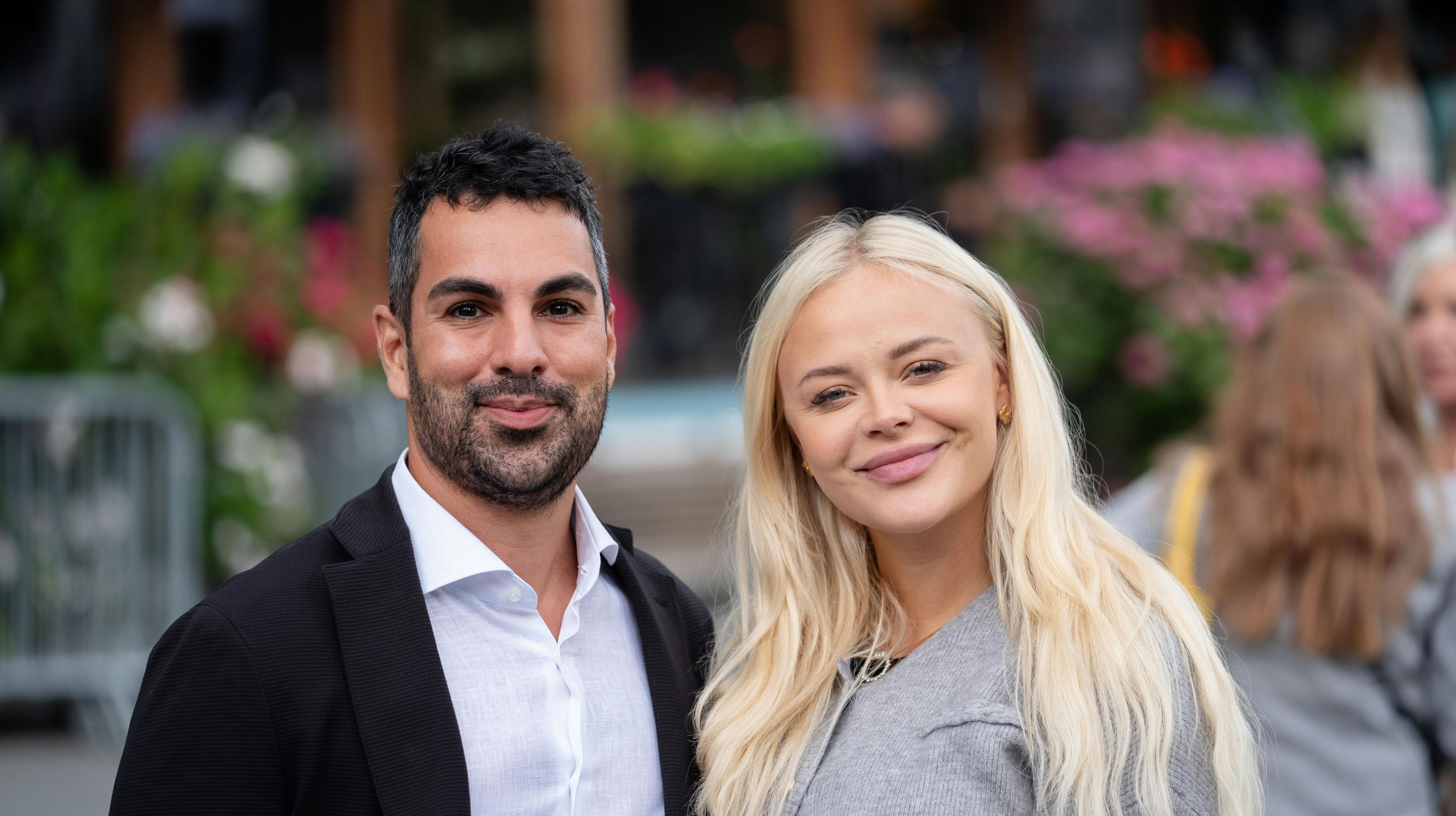 Mortada Haddad og Elvira Pitzner har fuld fart på i forholdet.