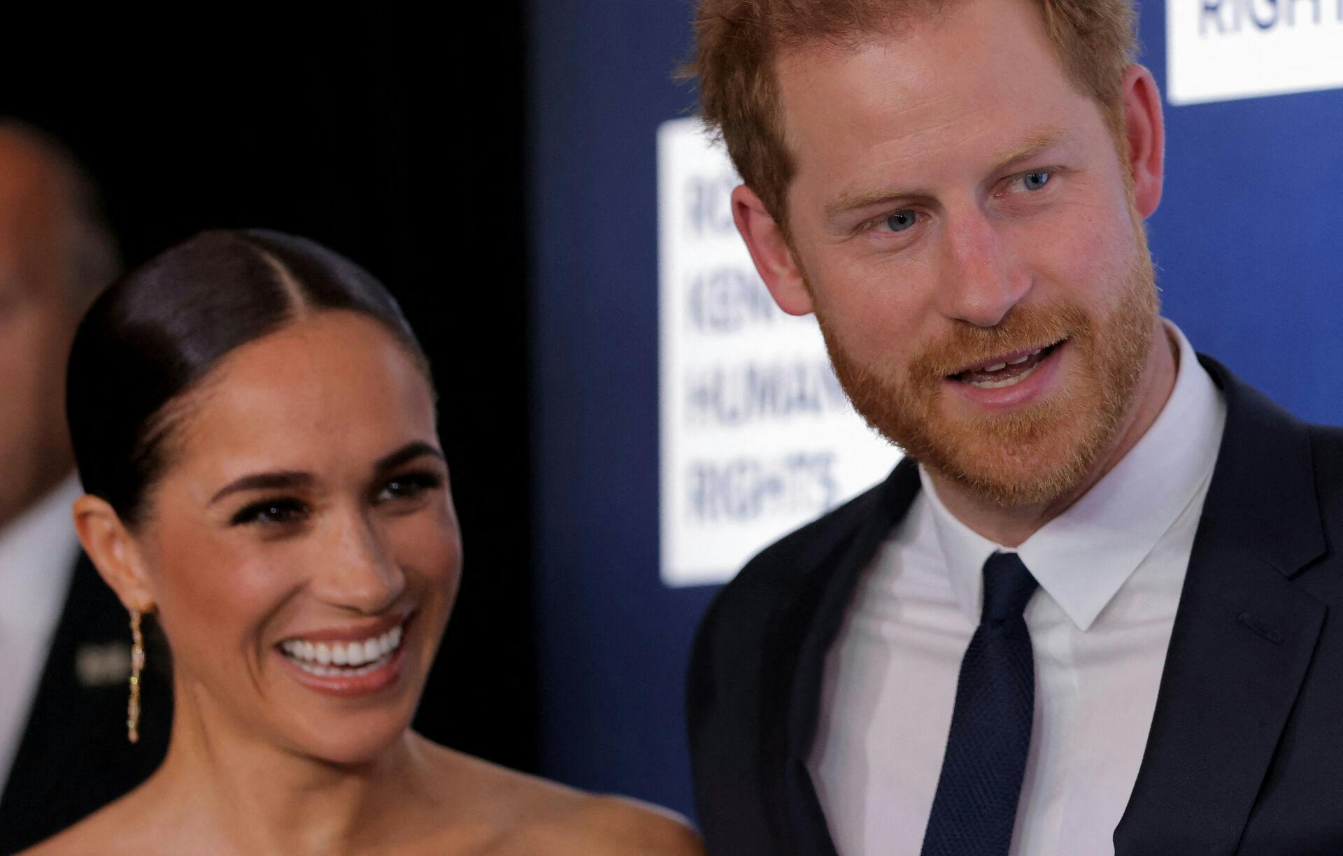Britain's Prince Harry, Duke of Sussex and Meghan, Duchess of Sussex attend the 2022 Robert F. Kennedy Human Rights Ripple of Hope Award Gala in New York City, U.S., December 6, 2022. REUTERS/Andrew Kelly