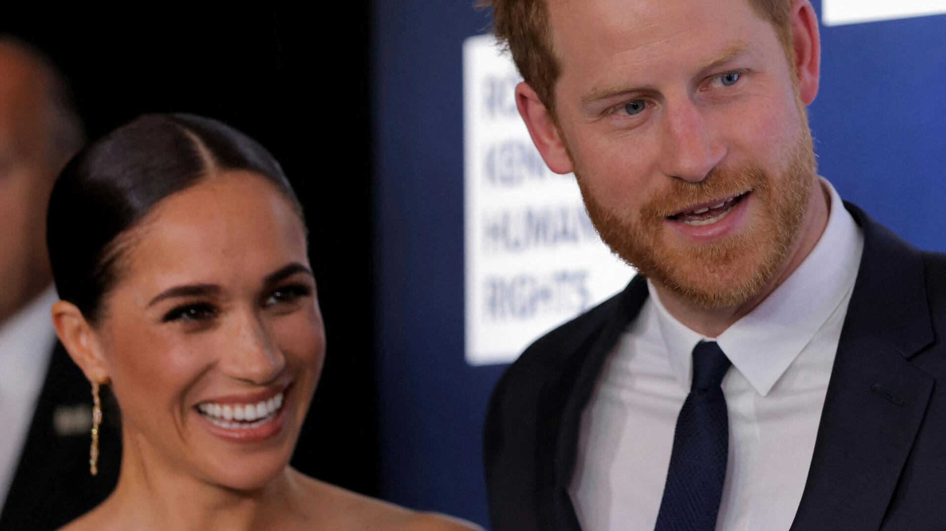 Britain's Prince Harry, Duke of Sussex and Meghan, Duchess of Sussex attend the 2022 Robert F. Kennedy Human Rights Ripple of Hope Award Gala in New York City, U.S., December 6, 2022. REUTERS/Andrew Kelly