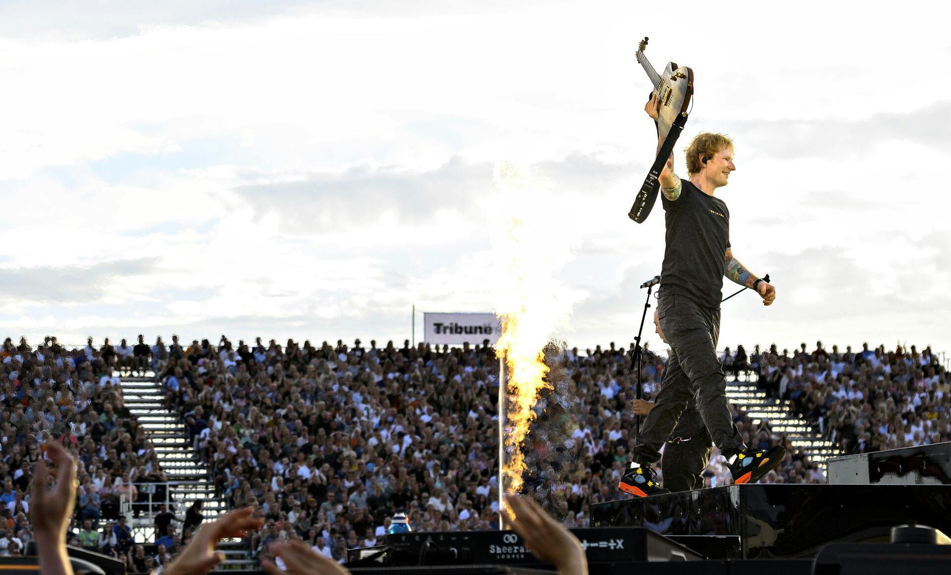 I 2022 gennemførte Ed Sheeran også fire koncerter med 160.000 gæster. Den rekord slår han nu med 20.000 ekstra. Det sker næste år, hvor 180.000 får mulighed for at se ham i Danmark.