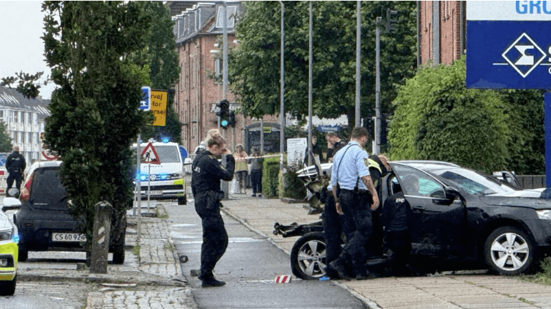 Det var angiveligt i denne bil, de to afdøde sad i.