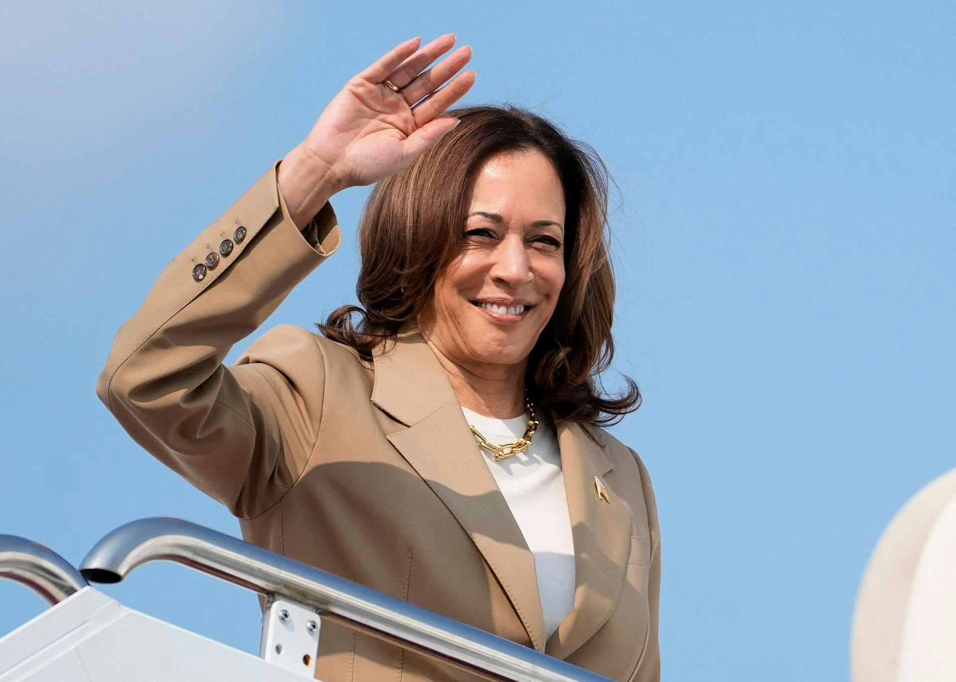 Kamala Harris er den demokratiske præsidentkandidat, som skal forsøge at følge i Joe Bidens fodspor.