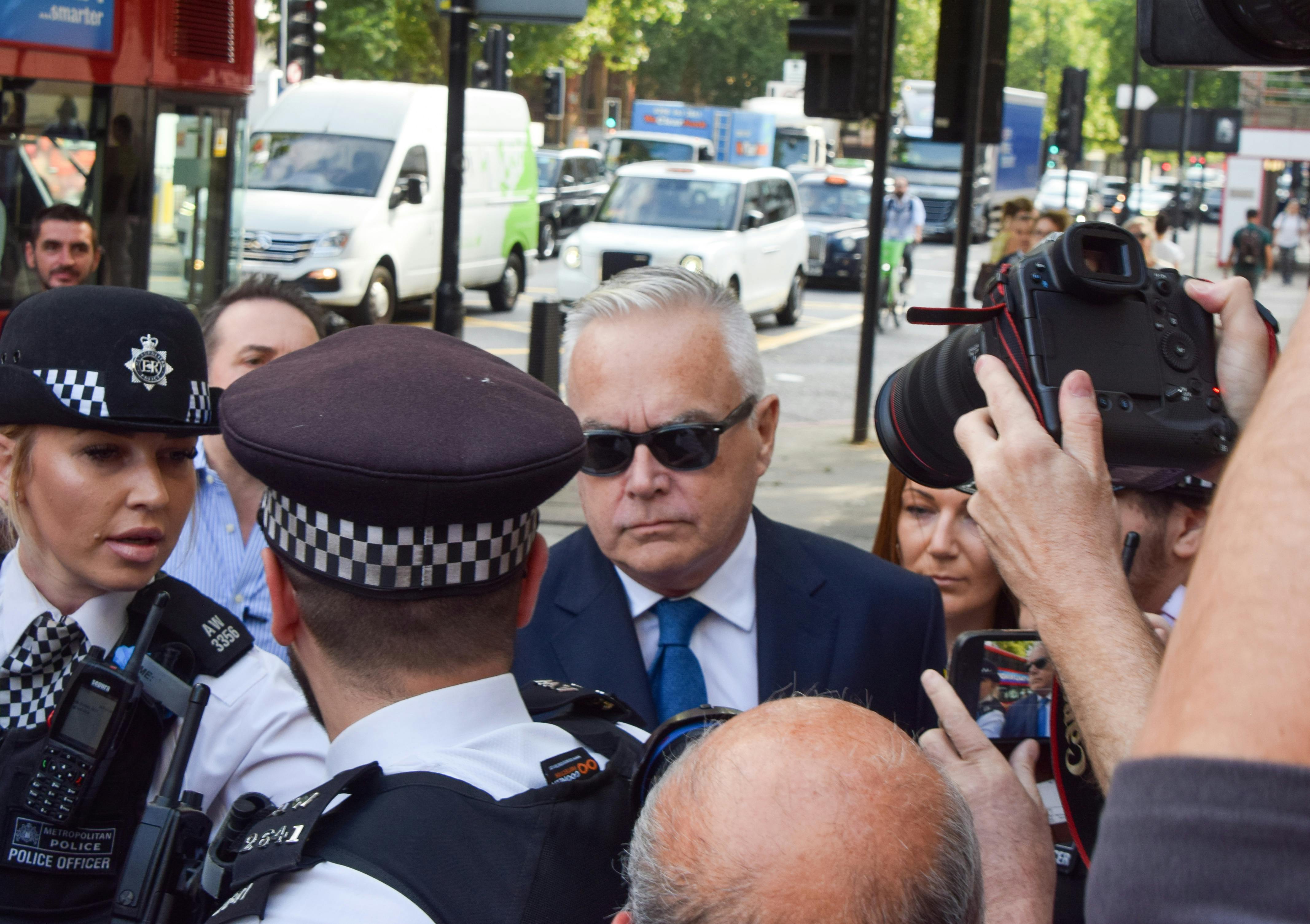 July 31, 2024, London, England, UK: HUW EDWARDS arrives at Westminster Magistrates Court. The BBC presenter has been charged with making indecent images of children. (Credit Image: © Vuk Valcic/ZUMA Press Wire)