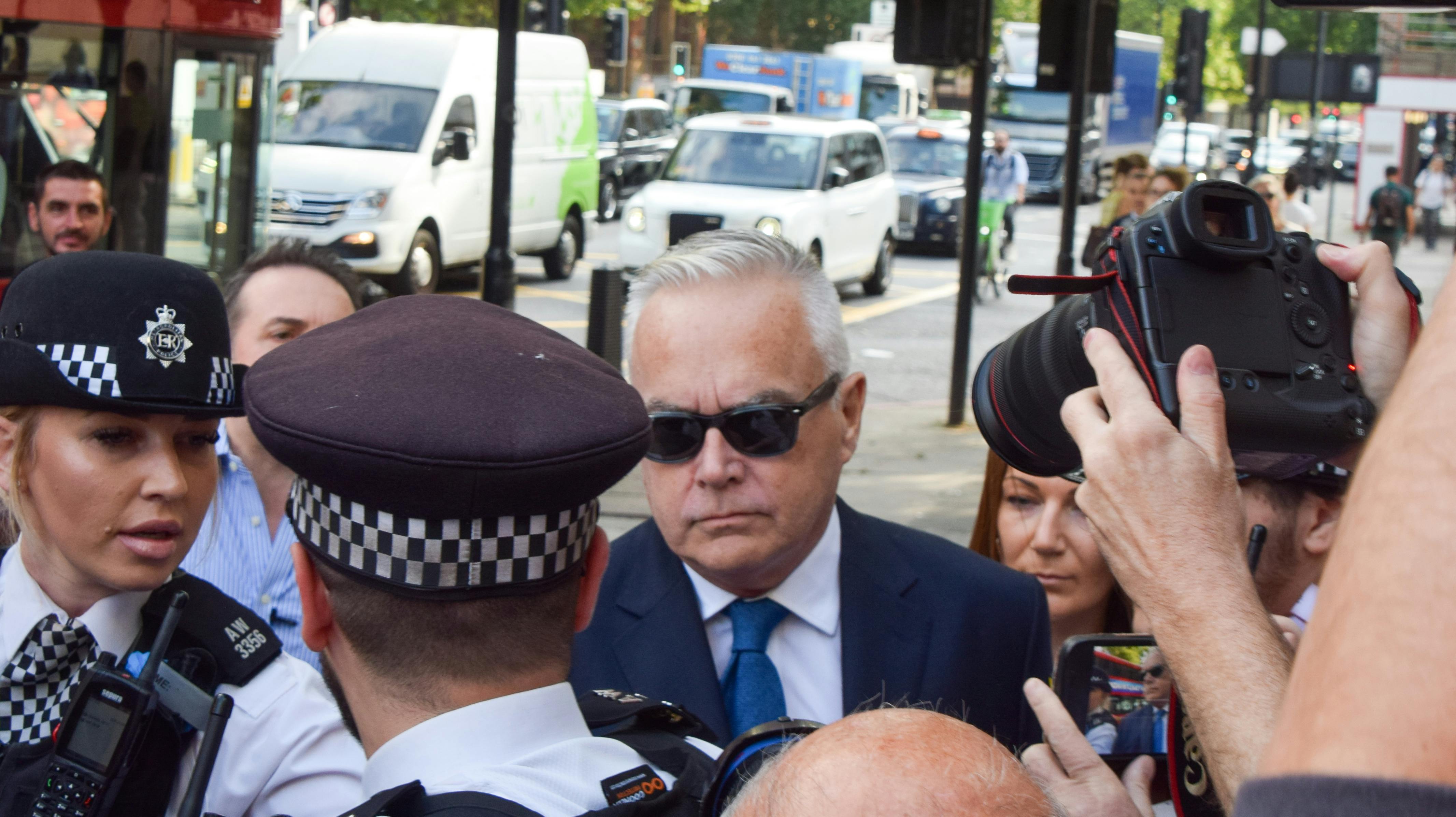 July 31, 2024, London, England, UK: HUW EDWARDS arrives at Westminster Magistrates Court. The BBC presenter has been charged with making indecent images of children. (Credit Image: © Vuk Valcic/ZUMA Press Wire)