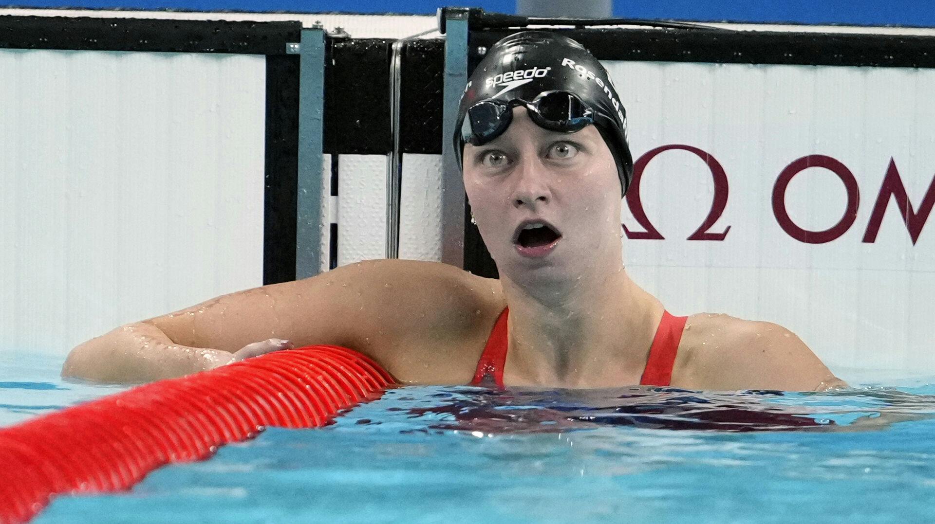 Helena Rosendahl Bach da det går op for hende, at hun har kvalificeret sig til finalen.