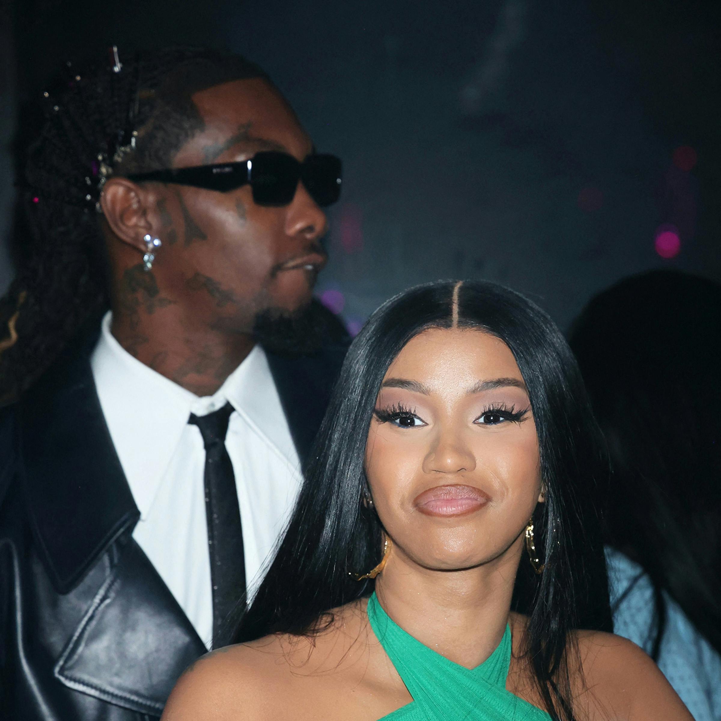 Her ses Cardi B og Offset sammen kort før bruddet sidste år.