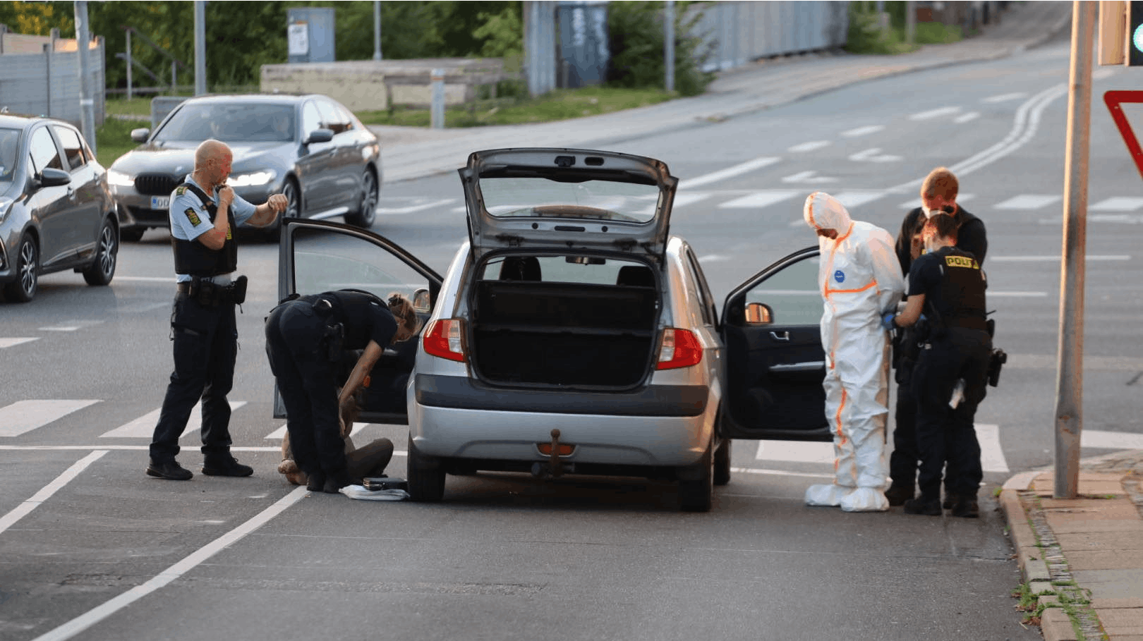 Skudepisoden fandt sted onsdag i Kolding.