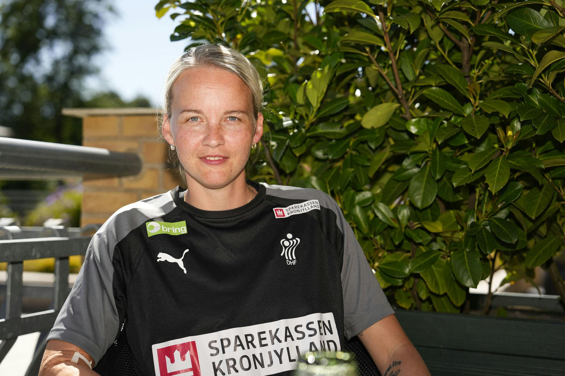 Sandra Toft var opløst i tårer efter sejren mod Holland.&nbsp;