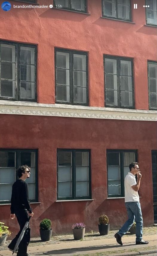 Brandon Thomas Lee har også fået fornøjelsen af de smukke bygninger i hjertet af København.