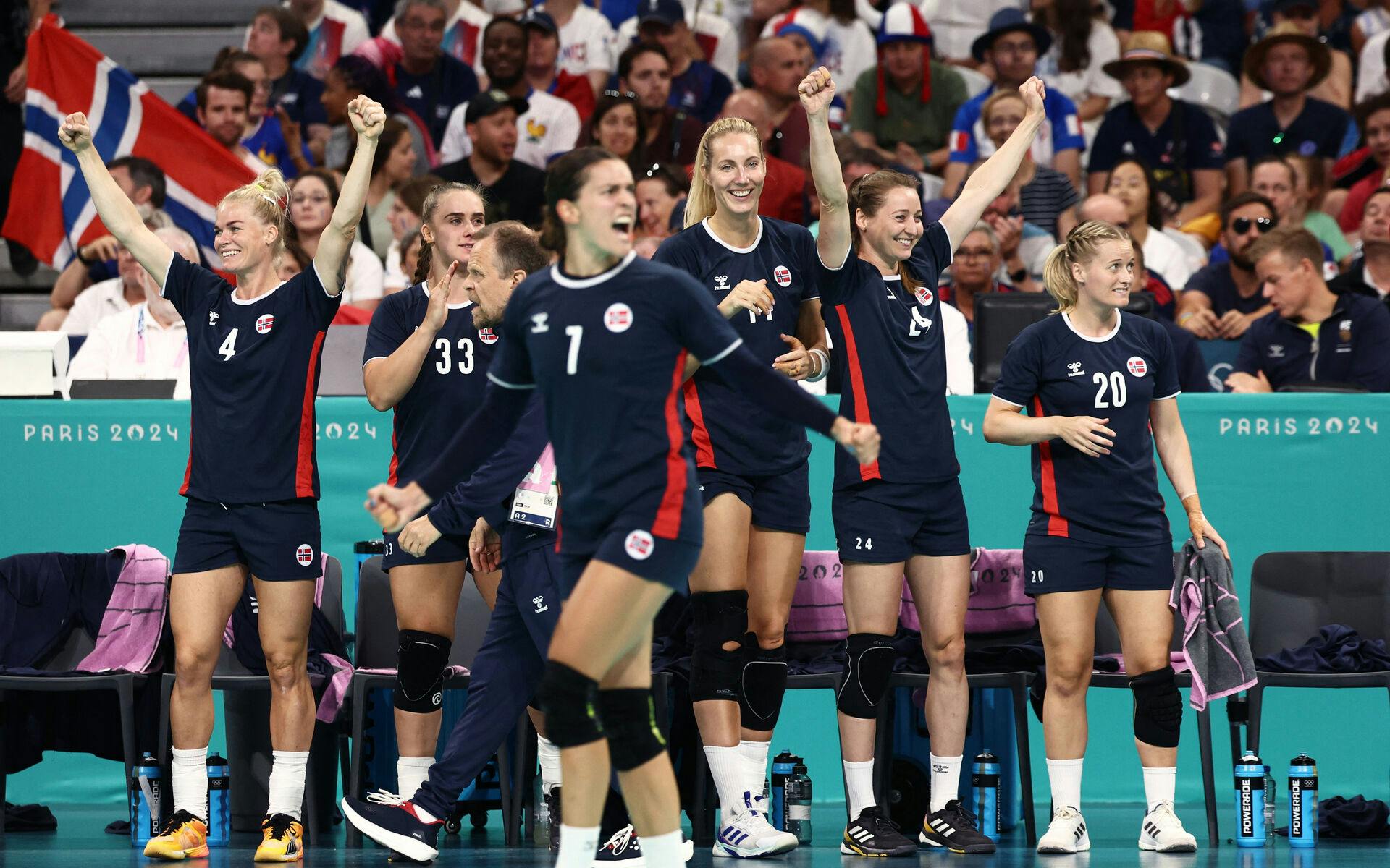De norske kvinder vinder OL-guld i Paris.