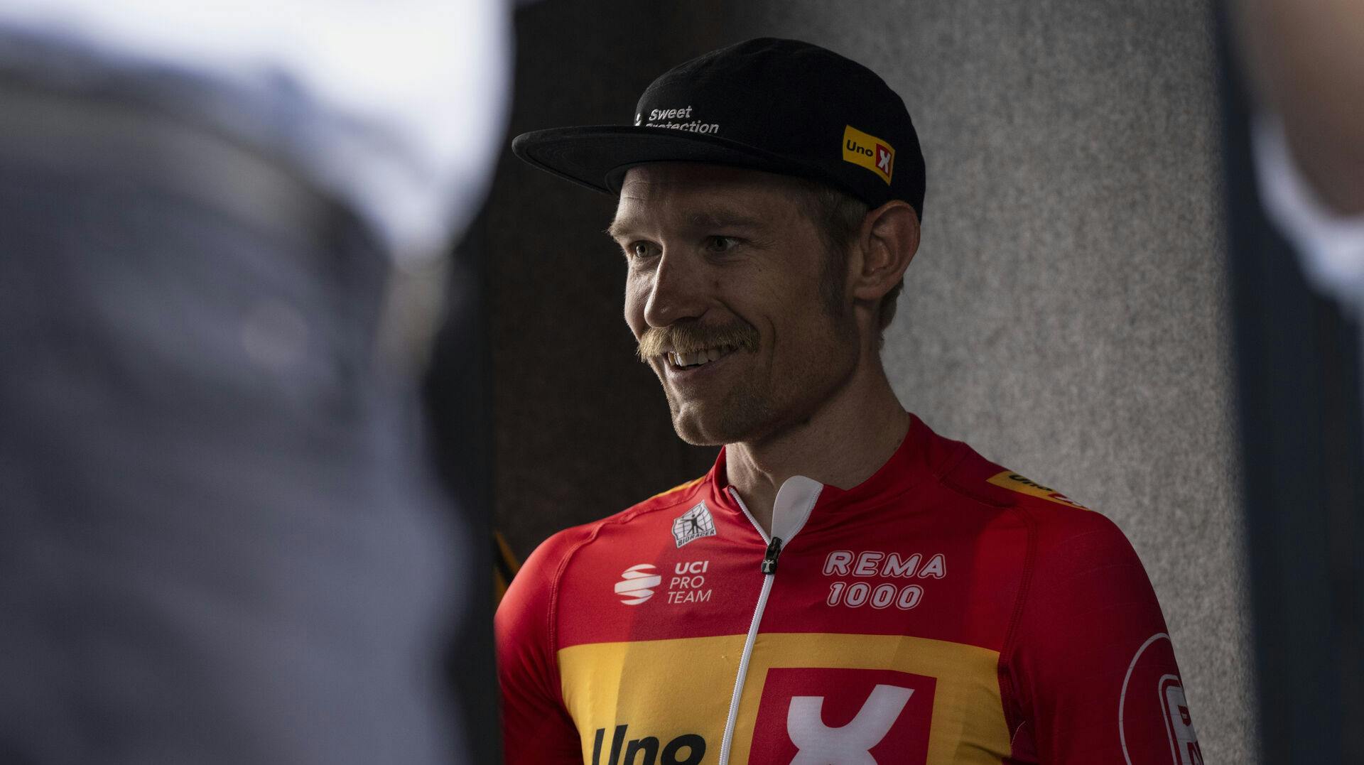 Magnus Cort Nielsen fra UNO-X Mobility efter anden etape i PostNord Danmark Rundt fra Ringkøbing til Vejle, torsdag den 15. august 2024.